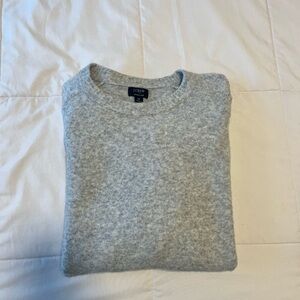 J. Crew Light Gray Crewneck Sweater